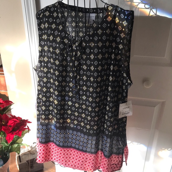 Liz Claiborne Tops - Luz Claiborne black sleeveless tunic